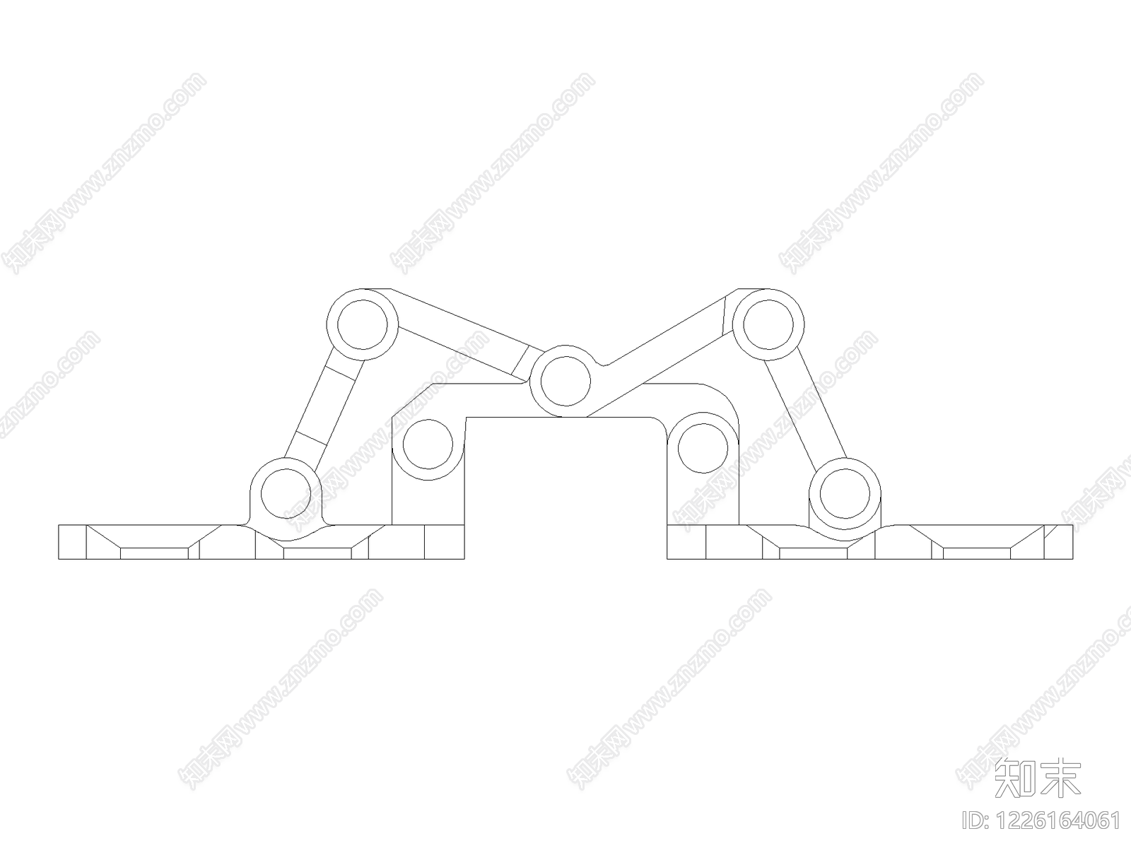 现代五金管件CAD图纸