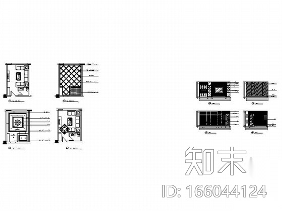 某欧式娱乐会所包房13装修图cad施工图下载【ID:166044124】