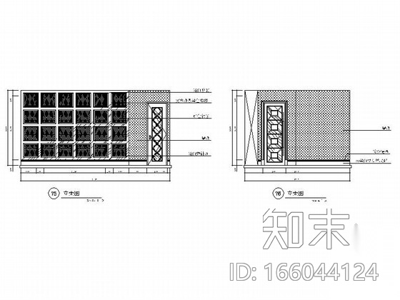 某欧式娱乐会所包房13装修图cad施工图下载【ID:166044124】