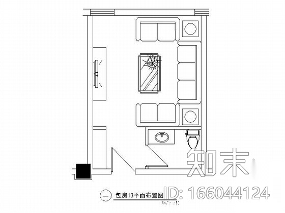 某欧式娱乐会所包房13装修图cad施工图下载【ID:166044124】