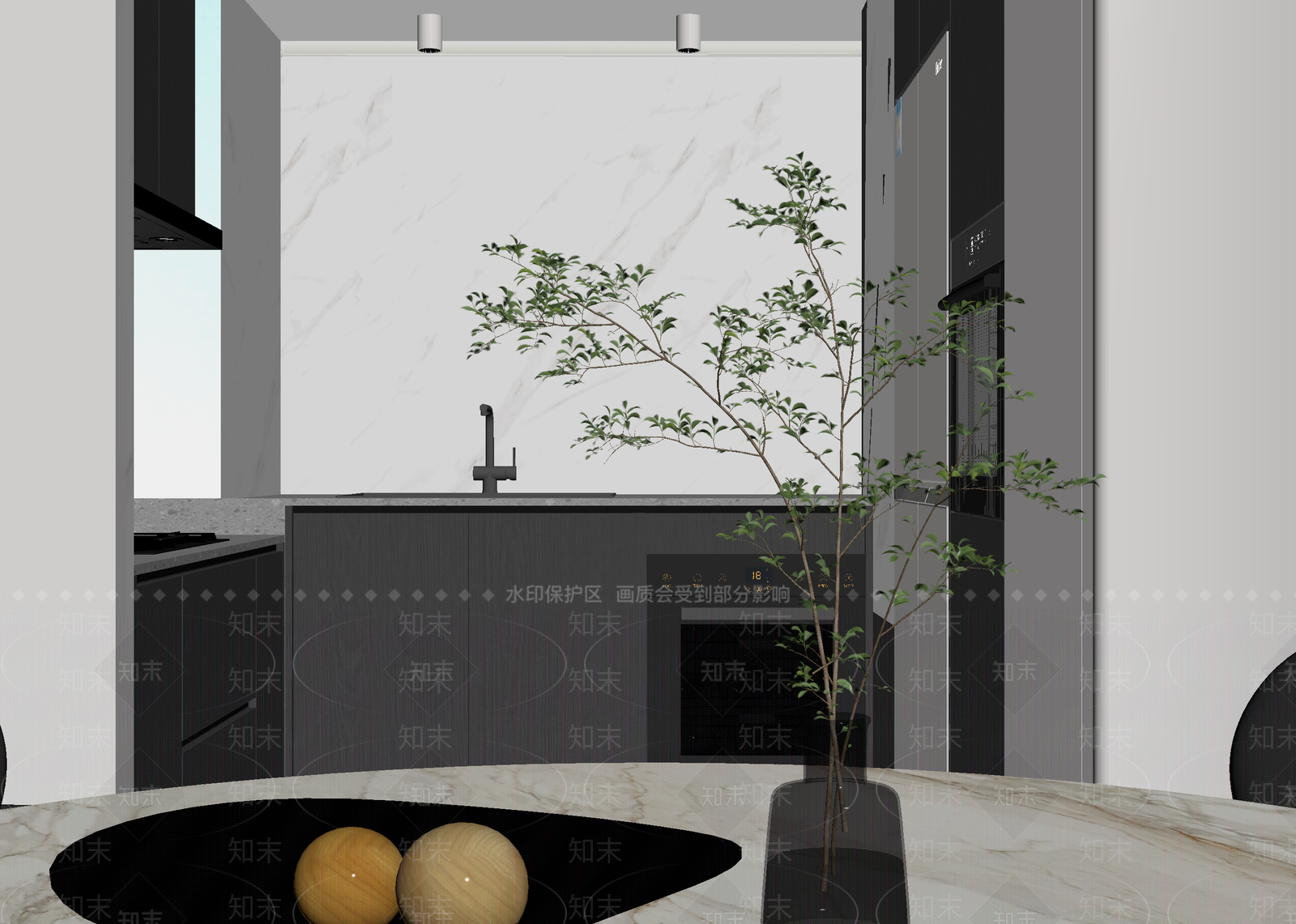 现代民宿客房3D模型下载【ID:1215145008】
