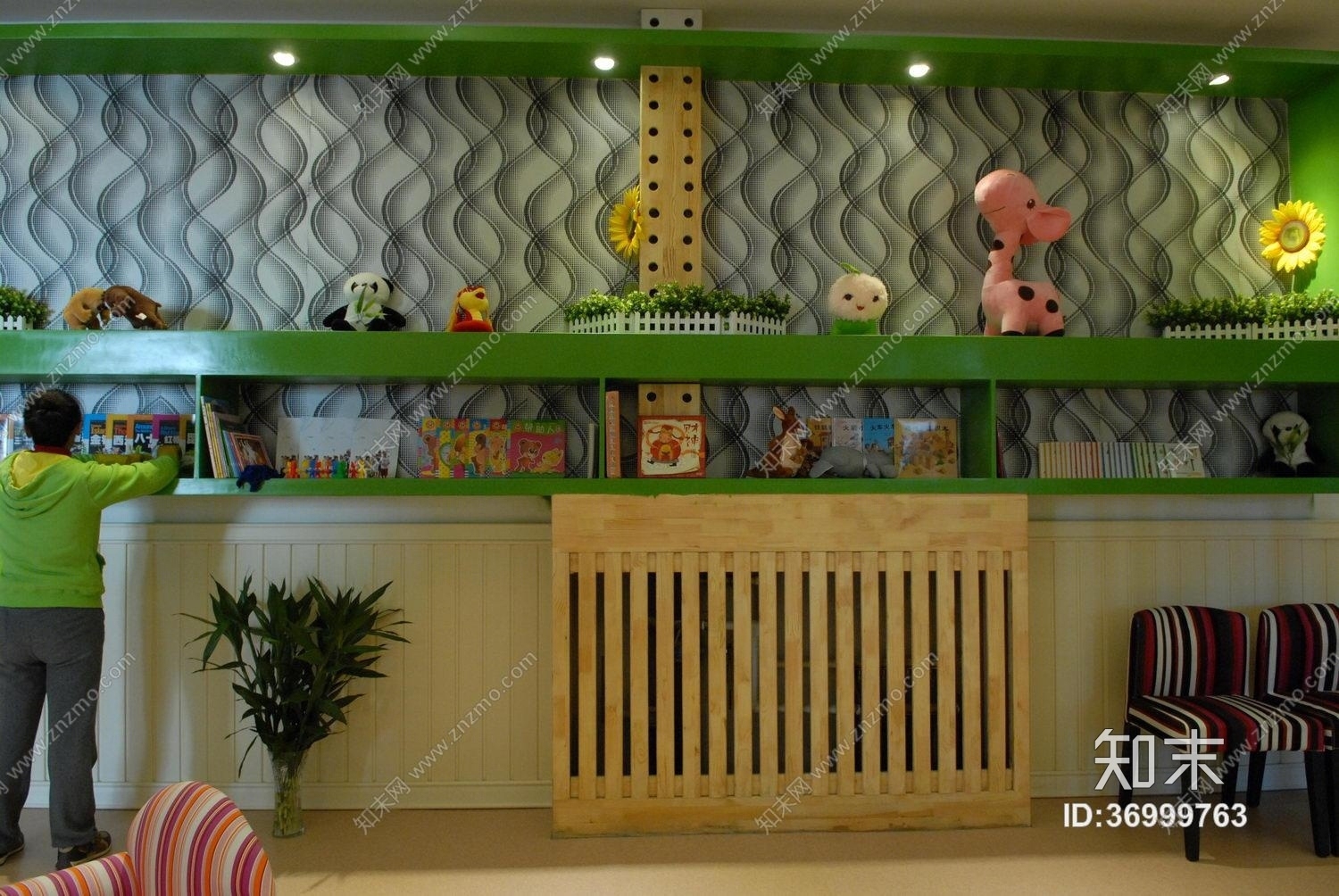 幼儿园设计图片实景照片cad施工图下载【ID:36999763】