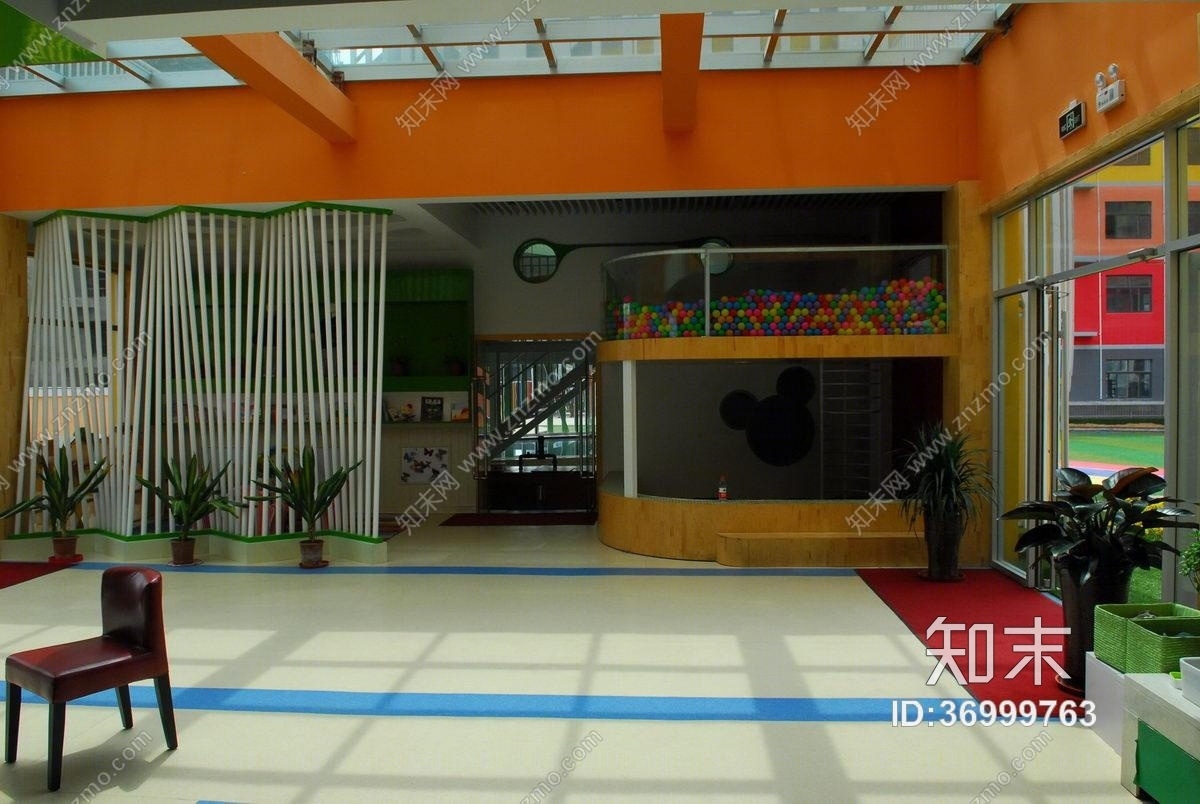 幼儿园设计图片实景照片cad施工图下载【ID:36999763】
