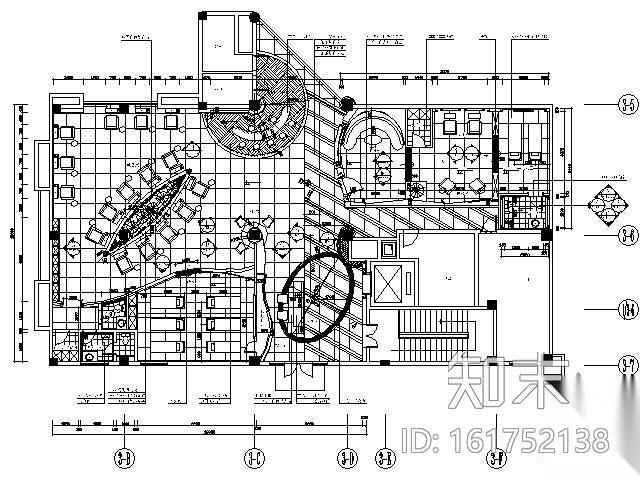 五星酒店美容美发层装修图施工图下载【ID:161752138】