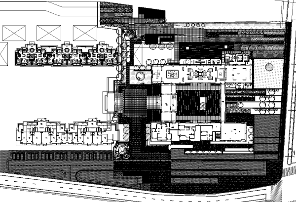 [上海]高端豪宅居住区景观设计全套施工图施工图下载【ID:161060118】