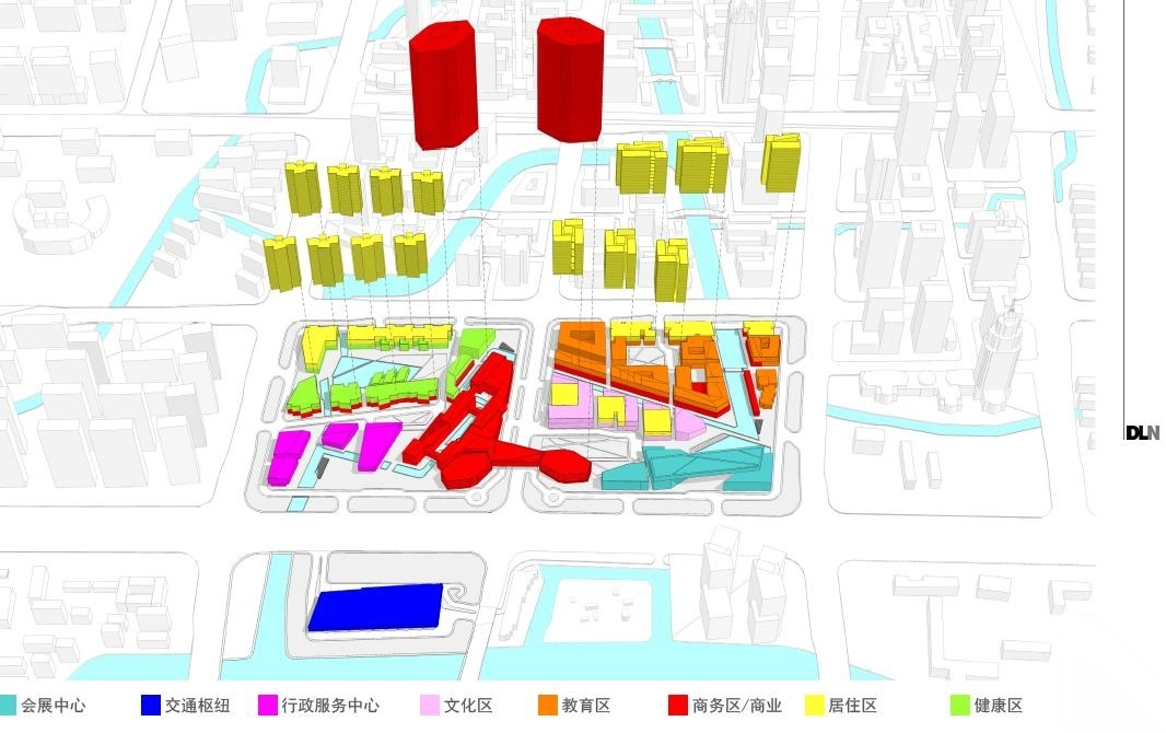 [浙江]现代风格水乡综合性商务楼建筑设计方案文本cad施工图下载【ID:151644187】