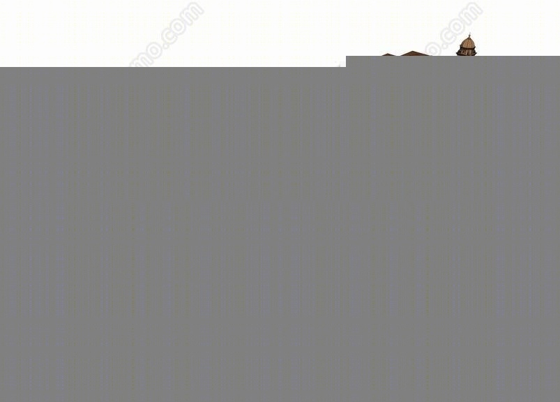 西班牙庄园别墅SU模型下载【ID:233240378】