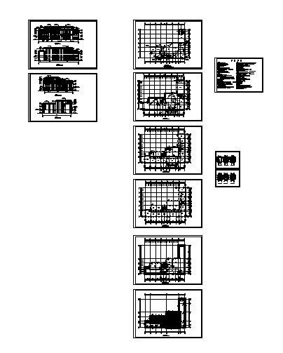 某四层办公楼建筑方案图cad施工图下载【ID:151433189】