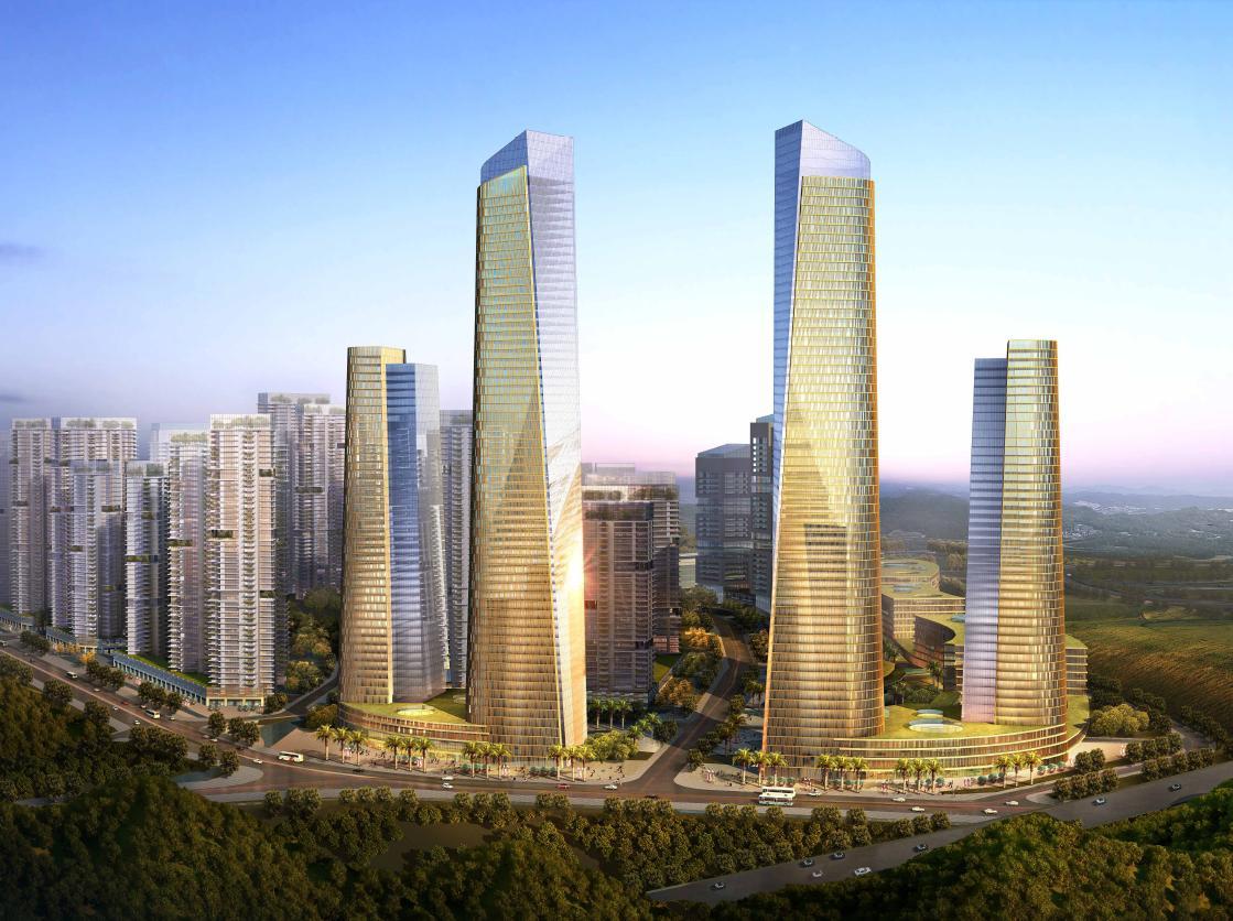 [深圳]超高层现代风格多样化功能城市综合体建筑设计方案...cad施工图下载【ID:151738123】