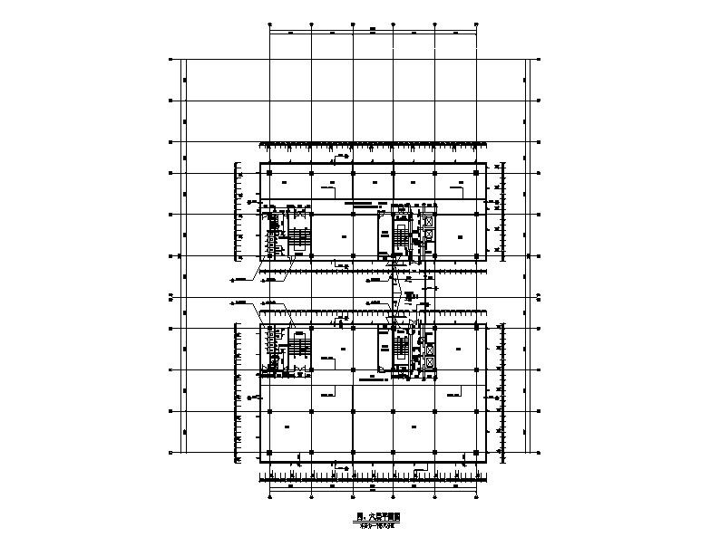 [成都]六层玻璃幕墙综合性商业楼建筑施工图（含农贸市场...施工图下载【ID:151483154】