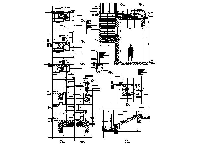 [成都]六层玻璃幕墙综合性商业楼建筑施工图（含农贸市场...施工图下载【ID:151483154】