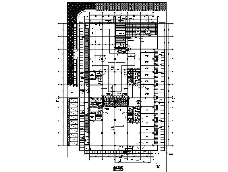 [成都]六层玻璃幕墙综合性商业楼建筑施工图（含农贸市场...施工图下载【ID:151483154】