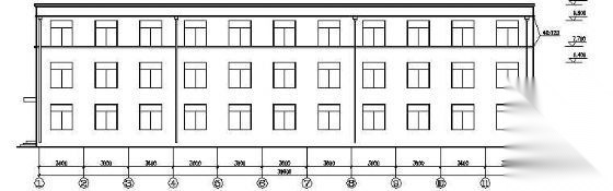 某市三层医院办公楼建筑方案设计cad施工图下载【ID:151593144】