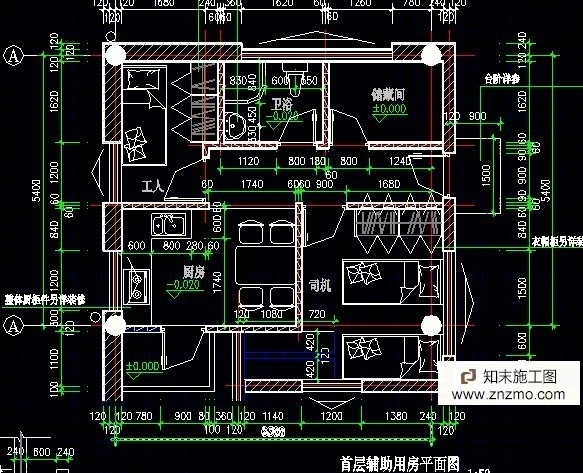 别墅全套施工图cad施工图下载【ID:36948361】