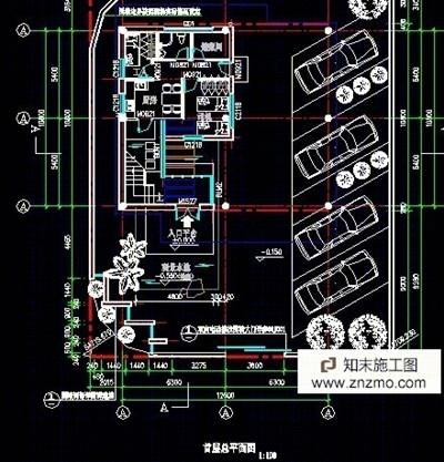 别墅全套施工图cad施工图下载【ID:36948361】