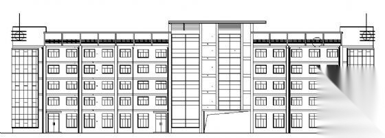 某六层综合办公楼建筑施工图cad施工图下载【ID:151398150】