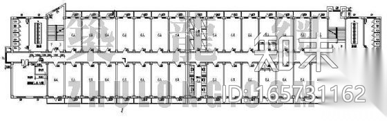 甘肃某大学学生公寓建筑设计方案cad施工图下载【ID:165731162】