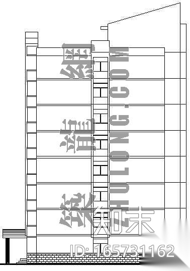 甘肃某大学学生公寓建筑设计方案cad施工图下载【ID:165731162】