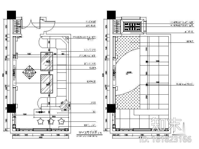 [山西]某商务酒店9个华丽KTV包房室内装修图cad施工图下载【ID:161823166】