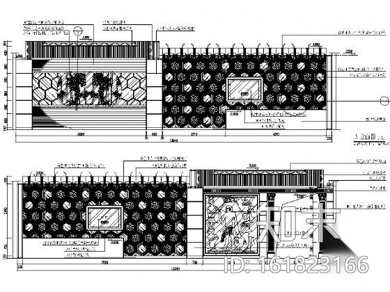 [山西]某商务酒店9个华丽KTV包房室内装修图cad施工图下载【ID:161823166】