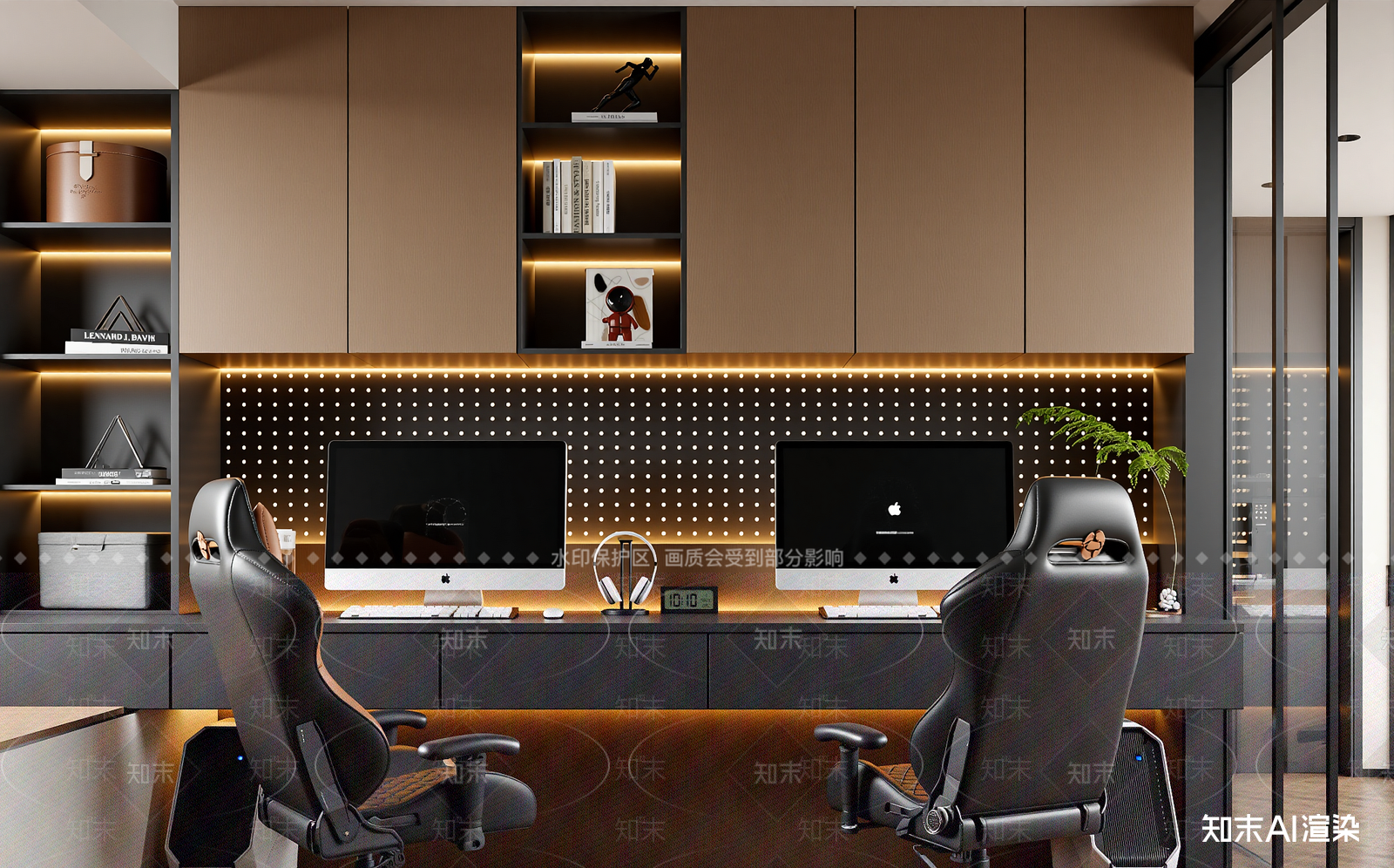 现代办公室3D模型下载【ID:1214934691】