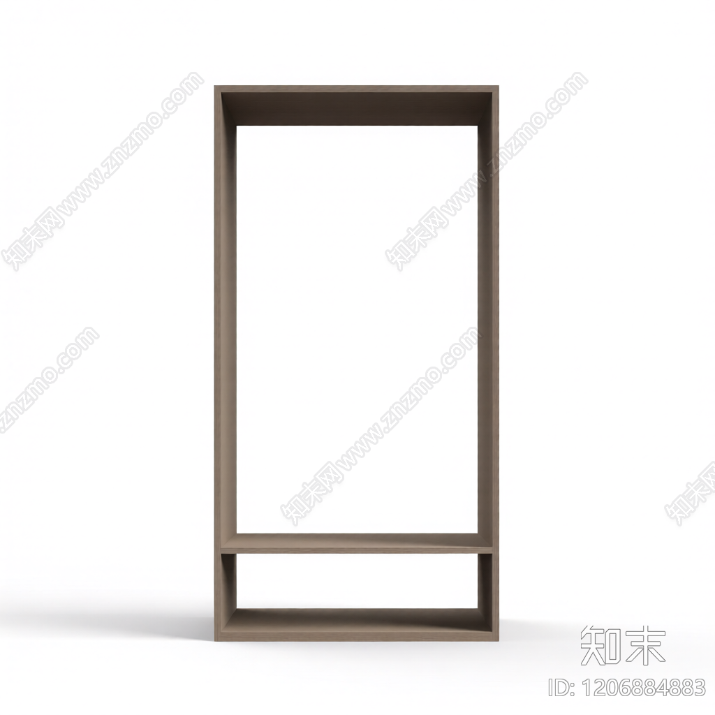木质立式展示柜3D模型下载【ID:1206884883】