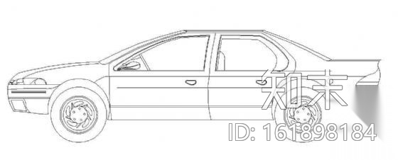 汽车图块3cad施工图下载【ID:161898184】