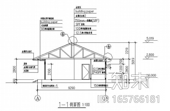 四川某一层80平米木结构住宅建筑结构设计图cad施工图下载【ID:165766181】