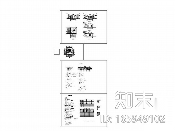 某单层厕所建筑施工图cad施工图下载【ID:165949102】