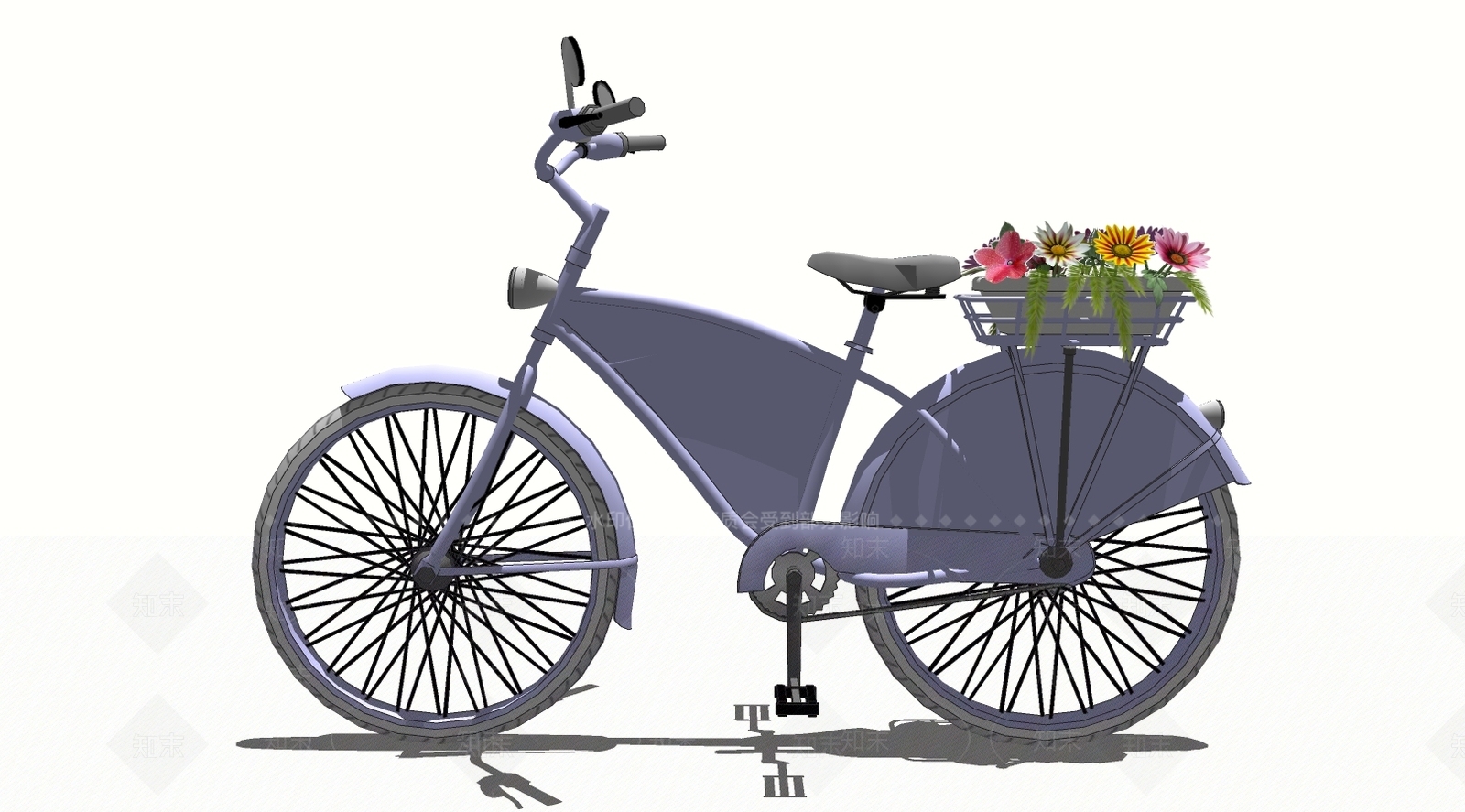 现代自行车SU模型下载【ID:188447218】