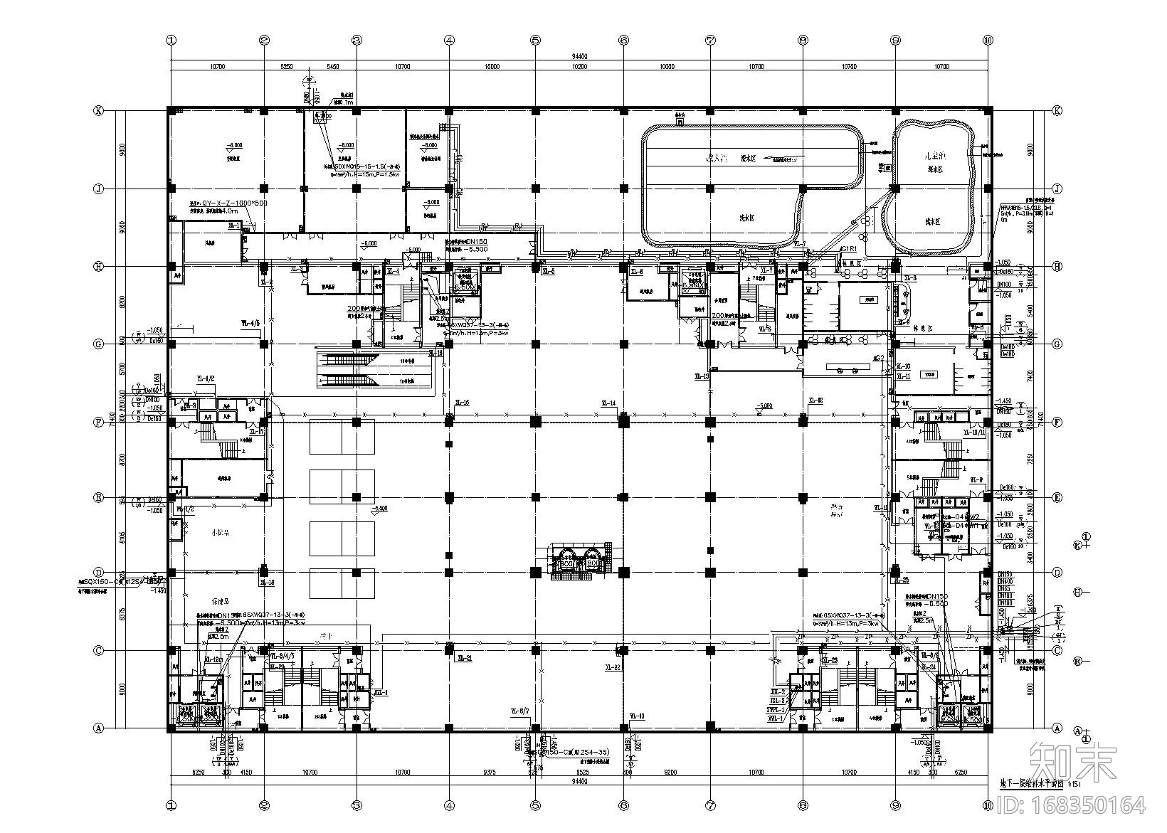 河北省某办公商业综合体给排水及消防施工图施工图下载【ID:168350164】