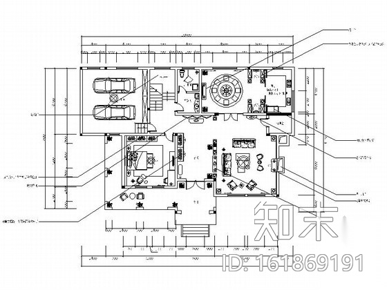 经典美式风情两层别墅设计装修施工图cad施工图下载【ID:161869191】