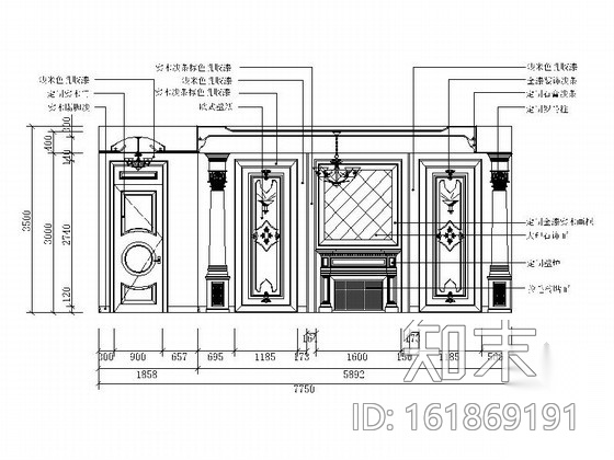 经典美式风情两层别墅设计装修施工图cad施工图下载【ID:161869191】