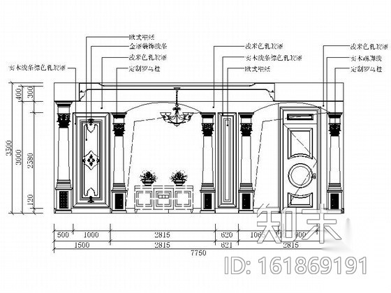 经典美式风情两层别墅设计装修施工图cad施工图下载【ID:161869191】