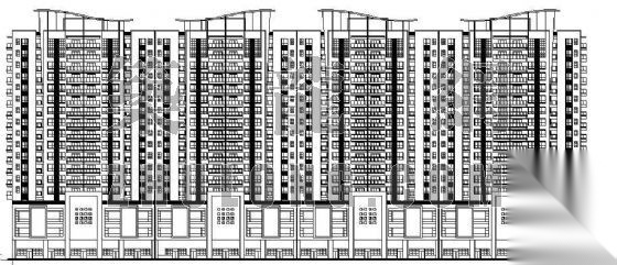 一套合理的商住楼设计方案cad施工图下载【ID:149852197】