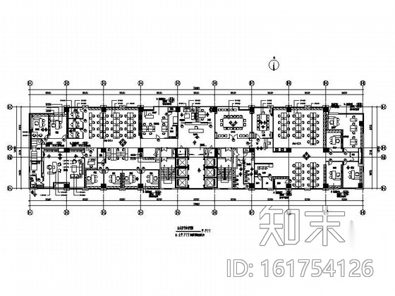 [广东]现代投资公司办公室室内装修施工图（含完整方案和...cad施工图下载【ID:161754126】
