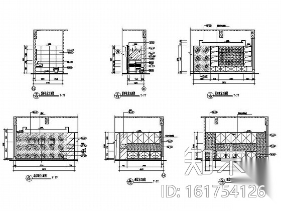 [广东]现代投资公司办公室室内装修施工图（含完整方案和...cad施工图下载【ID:161754126】