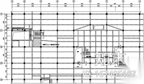 扶梯迁移结构加固施工图cad施工图下载【ID:167405187】