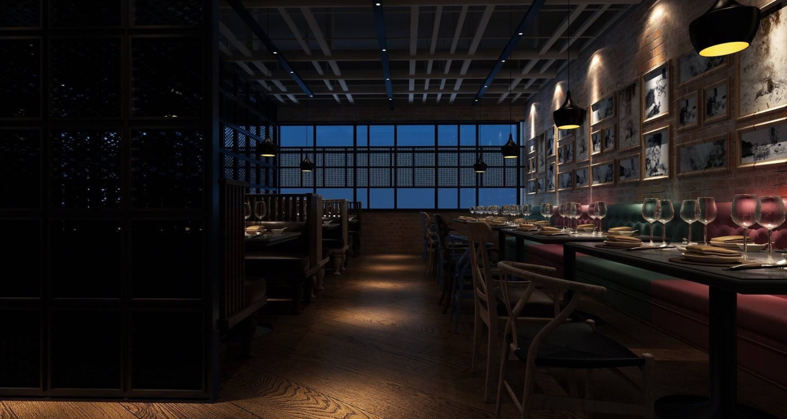 叙品设计（蒋国兴）--超越火锅施工图下载【ID:36986562】