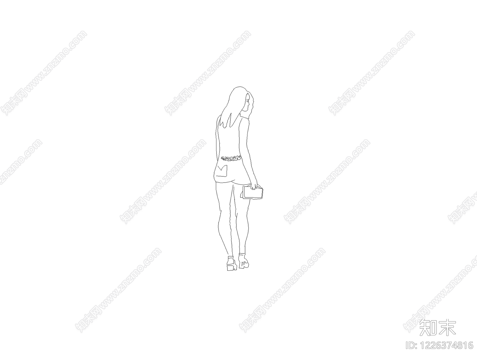 人物cad施工图下载【ID:1226374816】