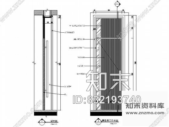 图块/节点重庆某奢华商务KTV功能房门详图cad施工图下载【ID:832193740】