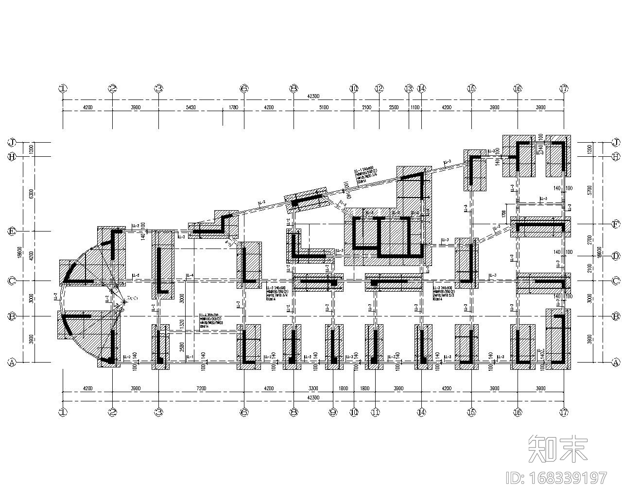 18层商业办公楼结构施工图下载【ID:168339197】