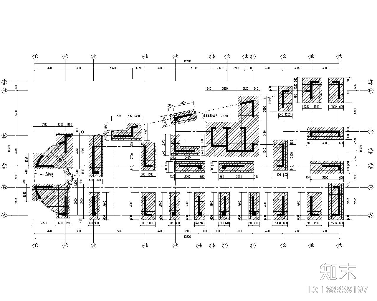 18层商业办公楼结构施工图下载【ID:168339197】