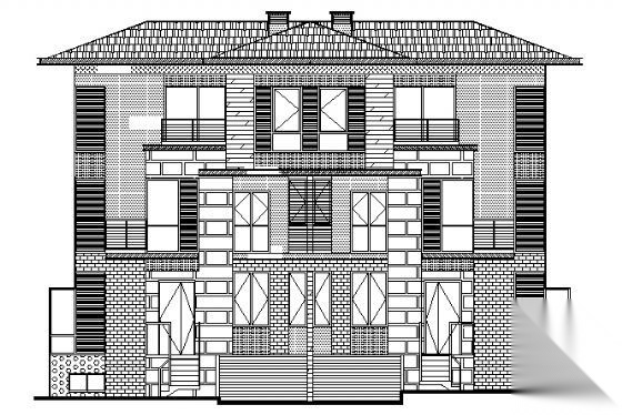 丹堤C区25号楼建筑施工图cad施工图下载【ID:149902136】