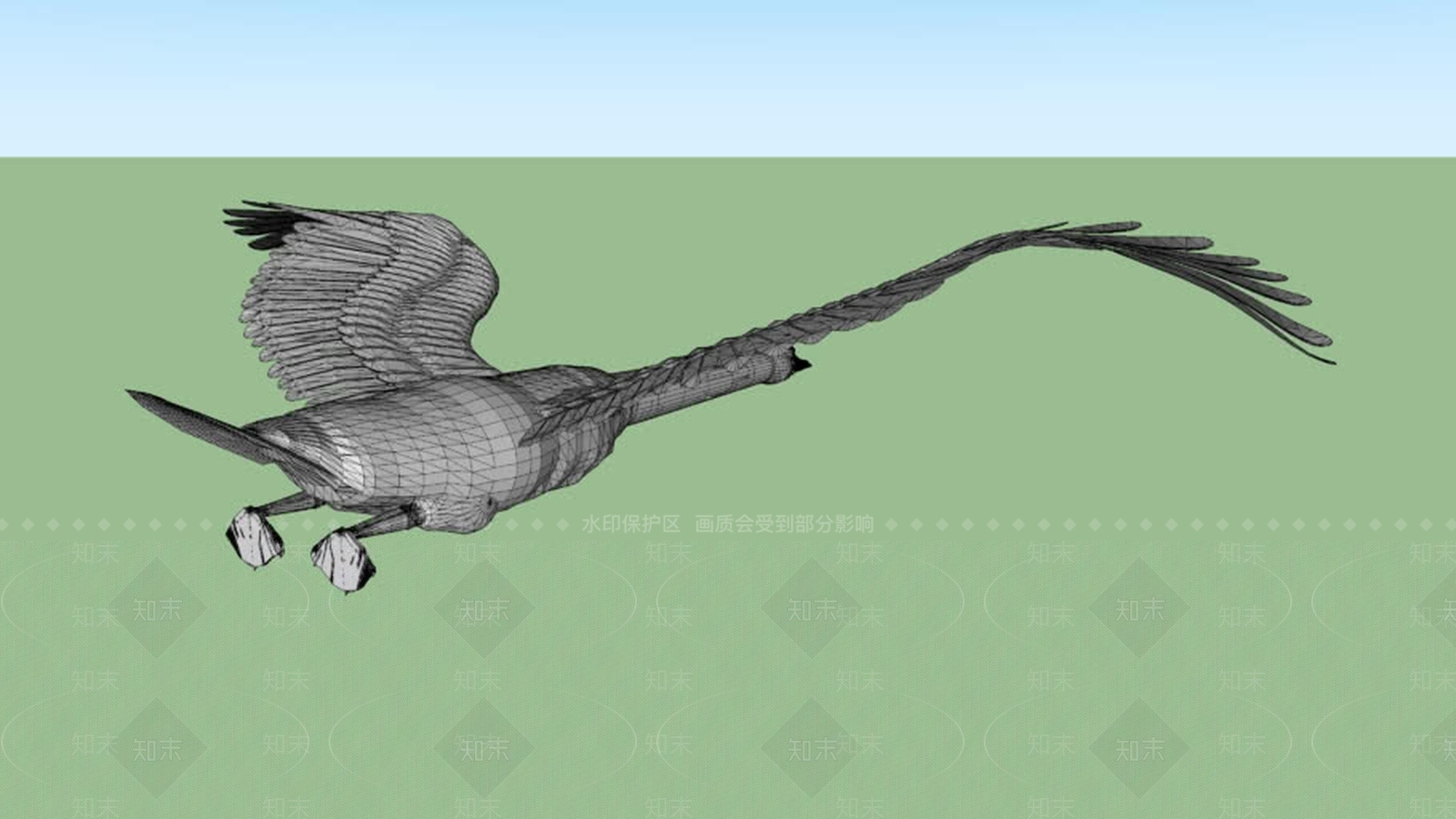 天鹅SU模型下载【ID:1161708370】