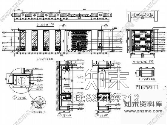 图块/节点会所走廊优雅景点装饰区详图cad施工图下载【ID:832197713】