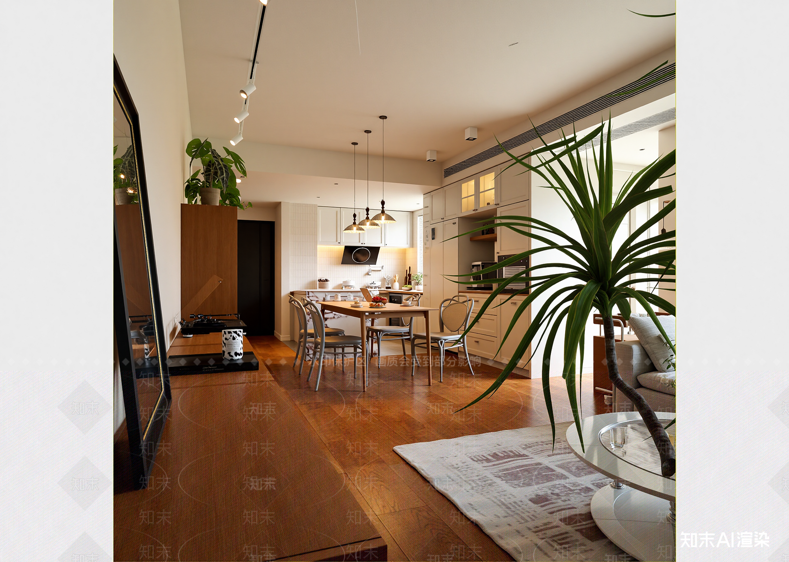 原木客餐厅3D模型下载【ID:1214789776】