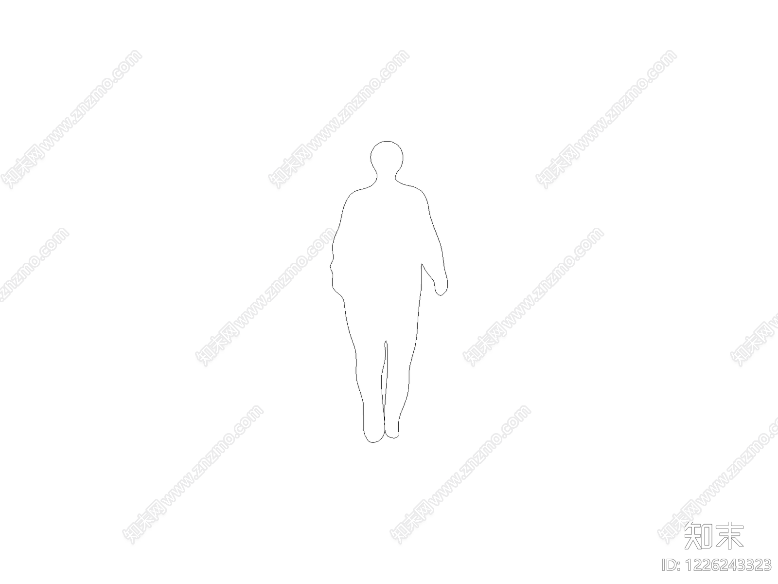 人物cad施工图下载【ID:1226243323】