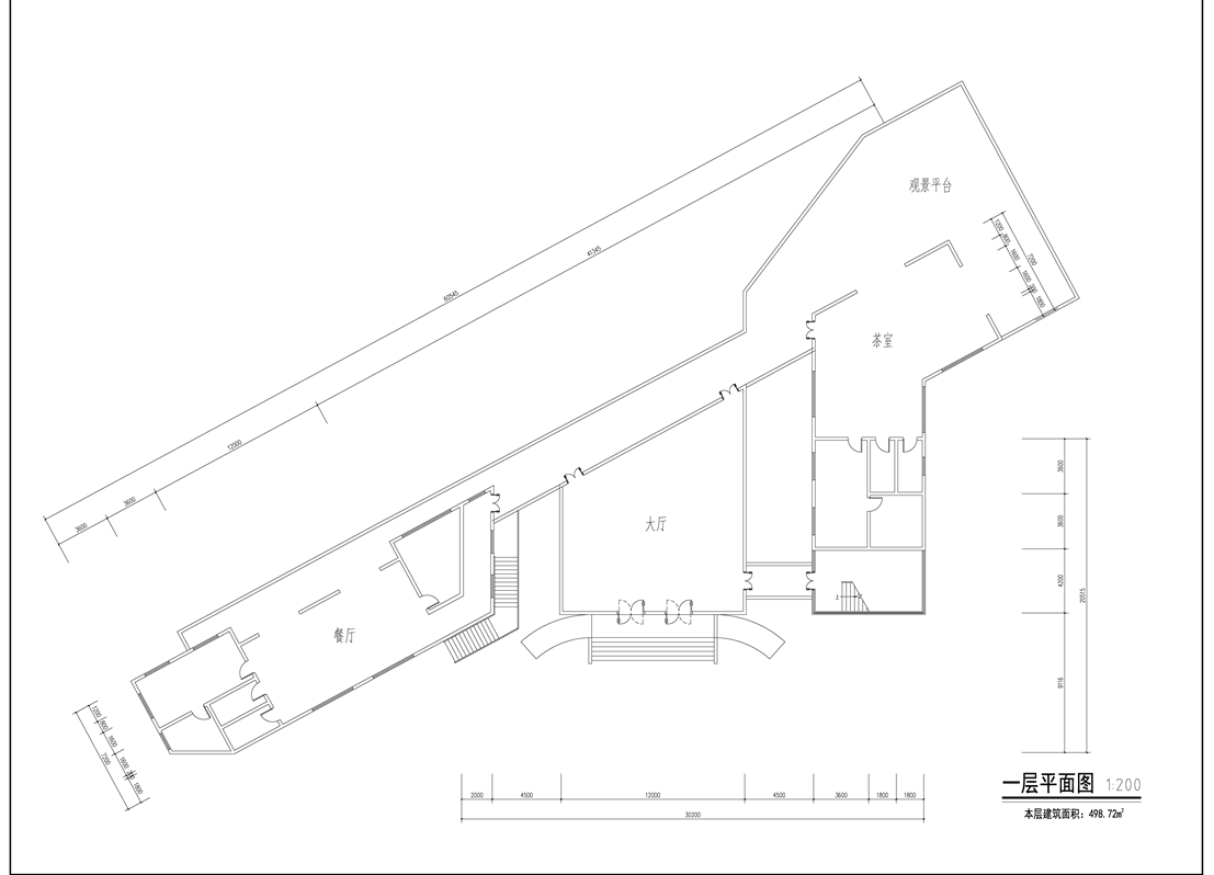 [四川]旅游景区度假村酒店建筑设计方案文本cad施工图下载【ID:166566121】