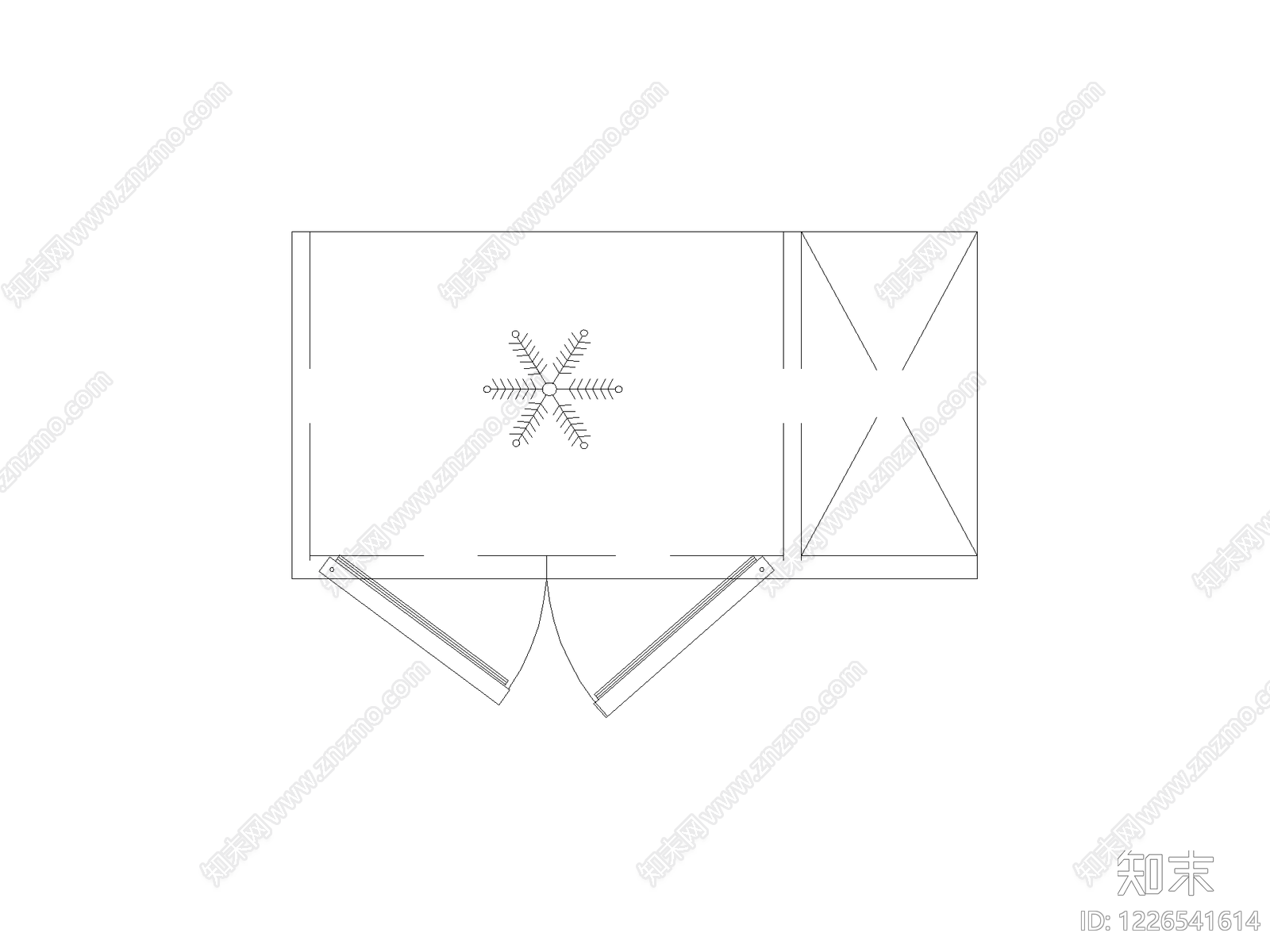 背景墙cad施工图下载【ID:1226541614】